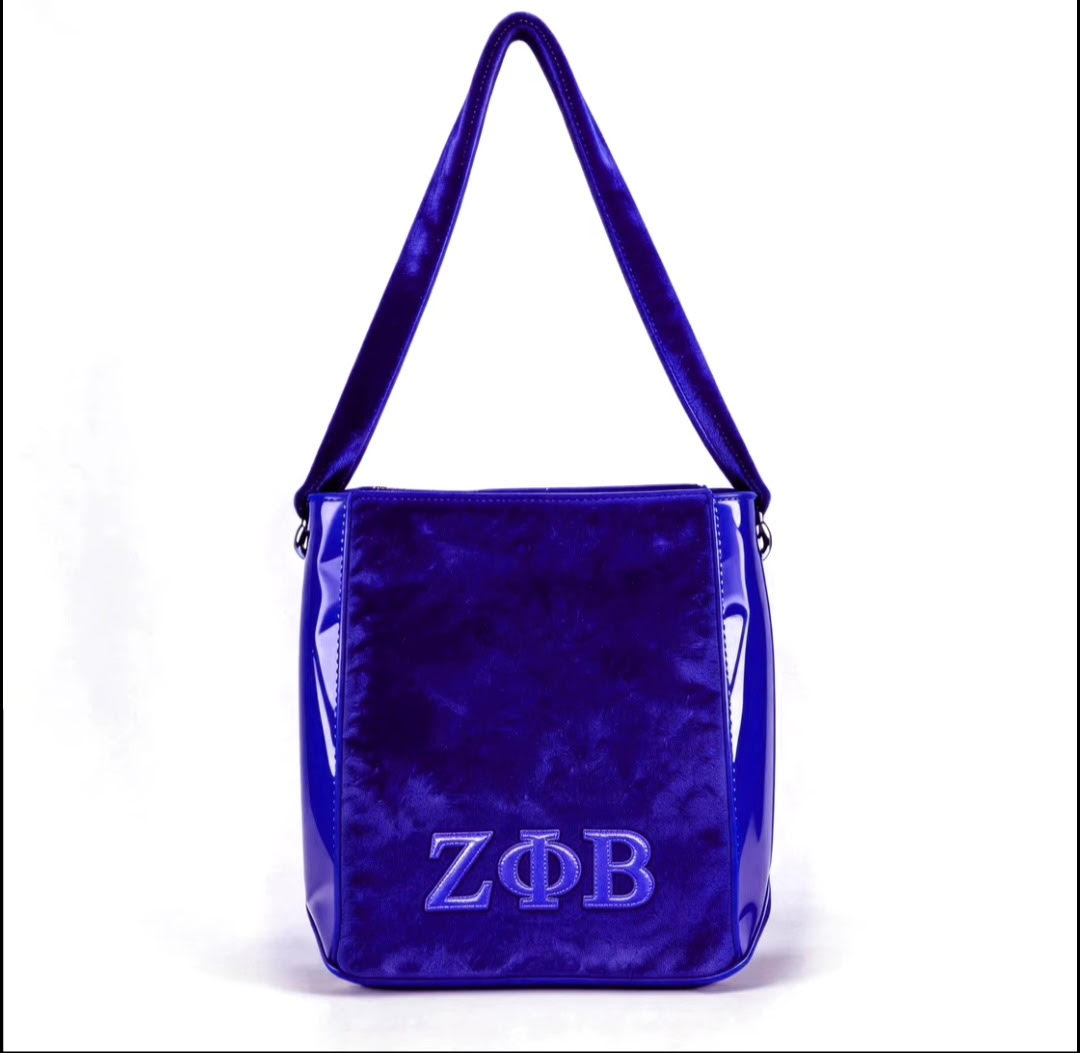 New Zeta Phi Beta Small Velvet Bag