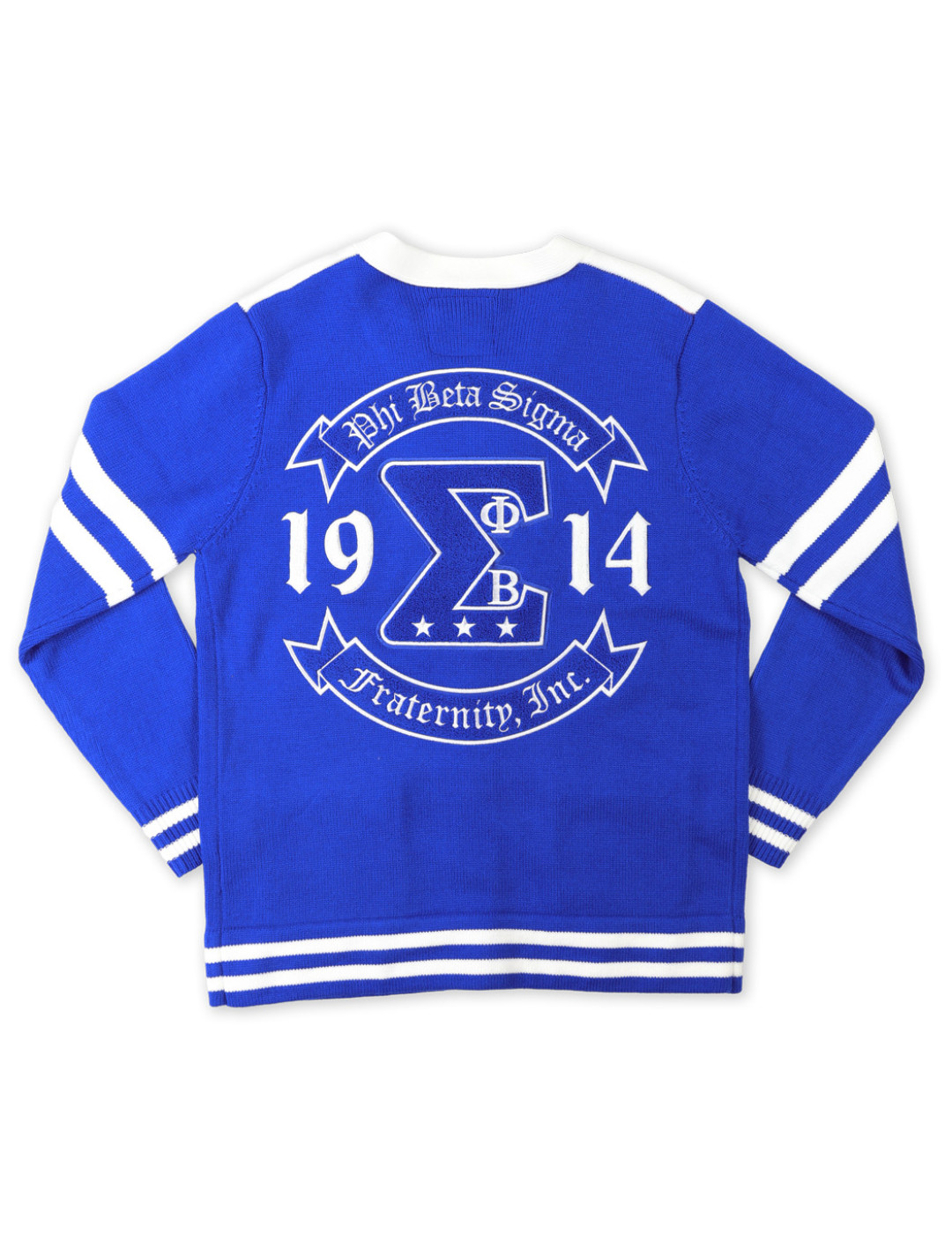 Phi Beta Sigma WOOL SWEATER CARDIGAN - Image 2